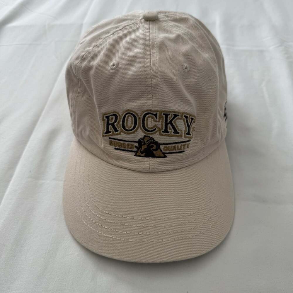 Rocky Hats Baseball Cap Tan “Rocky Shoes & Boots”